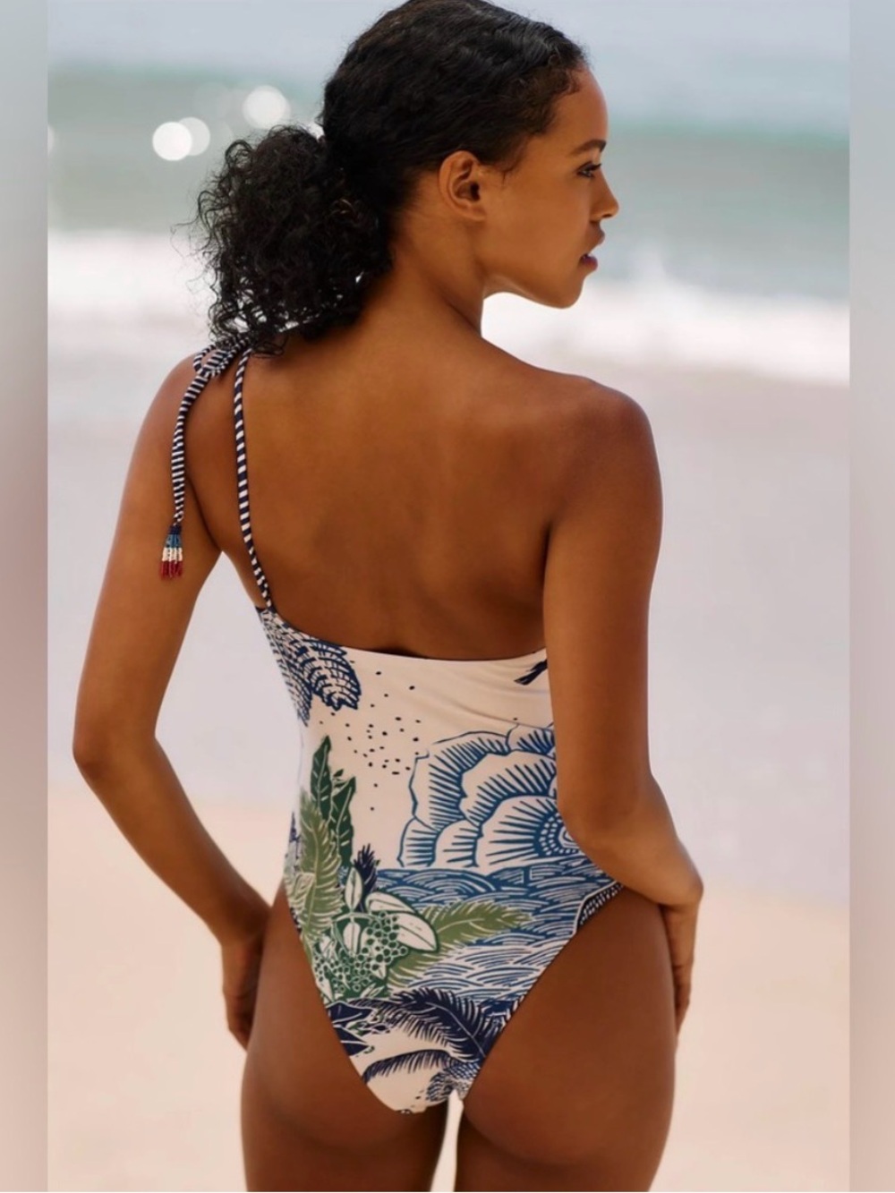 FARM Rio Graphic Rio One-Piece Swimsuit M - Picture 3 of 10